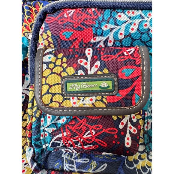 Lily Bloom Bag Purse Canvas Crossbody Adjustable Strap - Picture 6 of 10